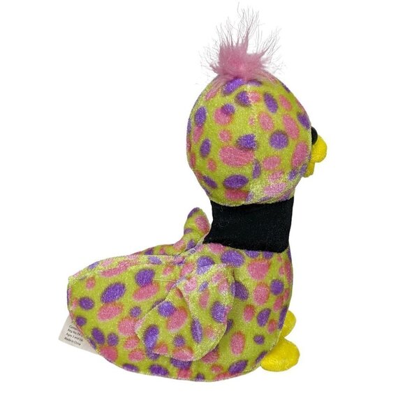 Peek A Boo Toys Duck Goose Polka Dot Multicolor Plush Stuffed Animal 8" - Picture 2 of 6